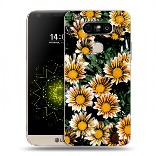 Дизайнерский пластиковый чехол для LG G5 Хризантемы