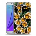 Дизайнерский пластиковый чехол для Samsung Galaxy Note 2 Хризантемы