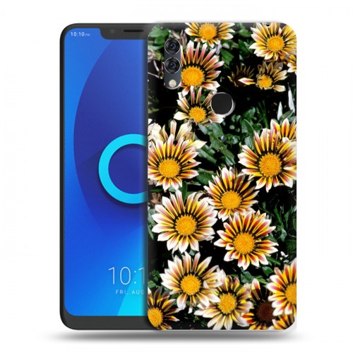 Дизайнерский силиконовый чехол для Alcatel 5V Хризантемы