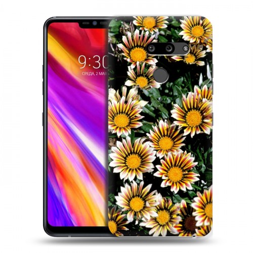 Дизайнерский пластиковый чехол для LG G8 ThinQ Хризантемы