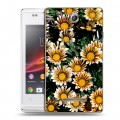 Дизайнерский пластиковый чехол для Sony Xperia E Хризантемы