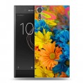 Дизайнерский пластиковый чехол для Sony Xperia XZs Хризантемы