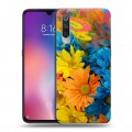 Дизайнерский силиконовый с усиленными углами чехол для Xiaomi Mi9 Хризантемы