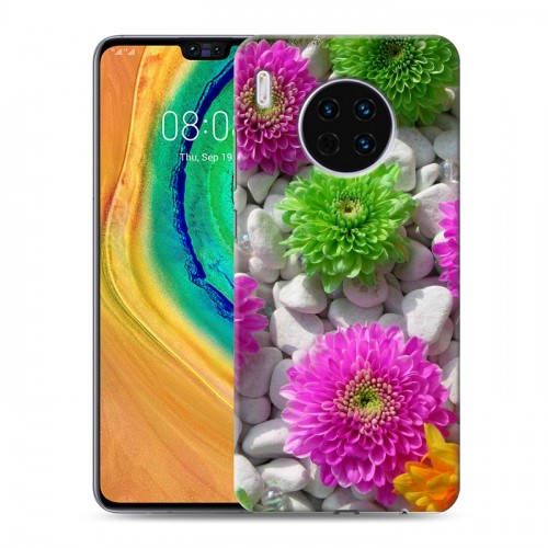 Дизайнерский пластиковый чехол для Huawei Mate 30 Хризантемы