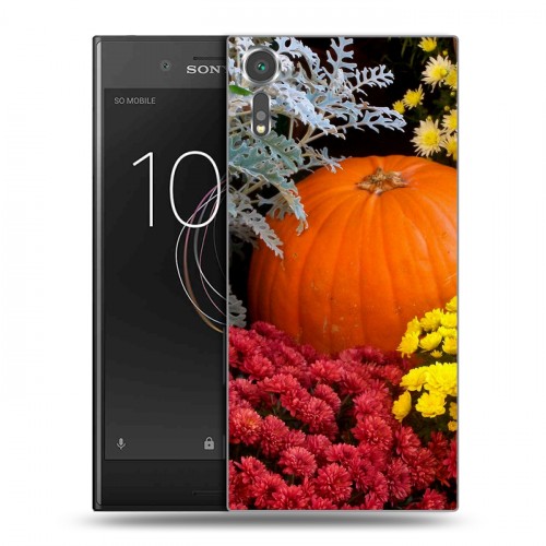 Дизайнерский пластиковый чехол для Sony Xperia XZs Хризантемы