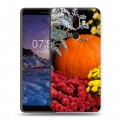 Дизайнерский пластиковый чехол для Nokia 7 Plus Хризантемы