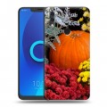 Дизайнерский силиконовый чехол для Alcatel 5V Хризантемы