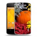 Дизайнерский пластиковый чехол для LG Google Nexus 4 Хризантемы