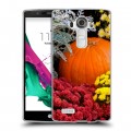 Дизайнерский силиконовый чехол для LG G4 Хризантемы