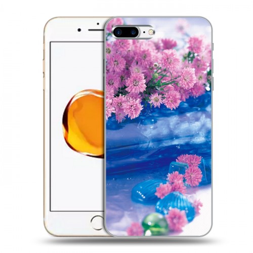 Дизайнерский силиконовый чехол для Iphone 7 Plus / 8 Plus Хризантемы