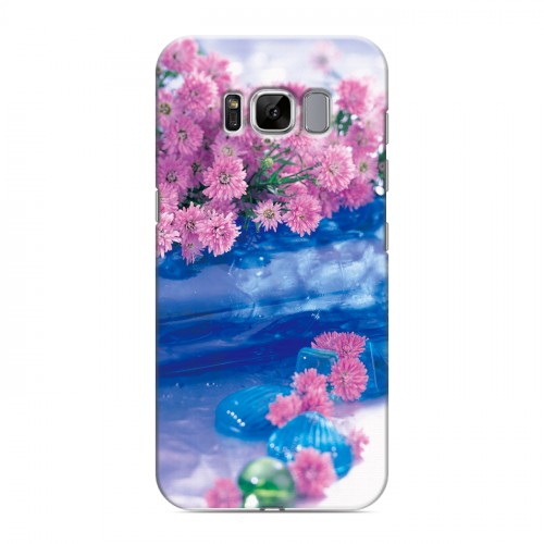 Дизайнерский силиконовый чехол для Samsung Galaxy S8 Хризантемы