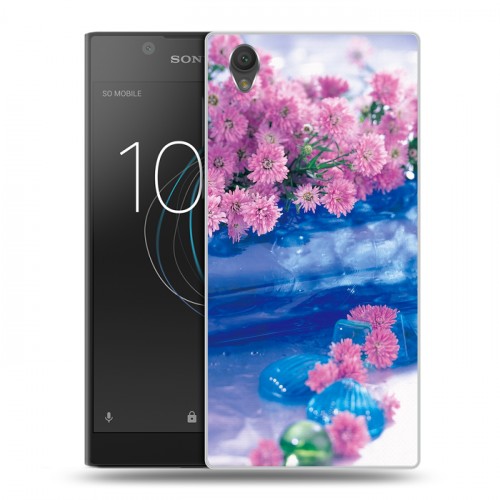 Дизайнерский пластиковый чехол для Sony Xperia L1 Хризантемы