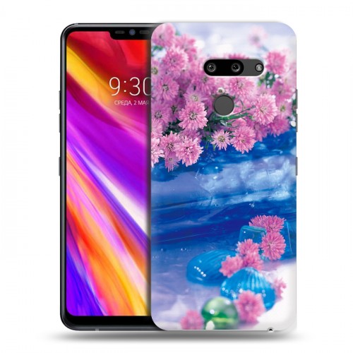 Дизайнерский пластиковый чехол для LG G8 ThinQ Хризантемы