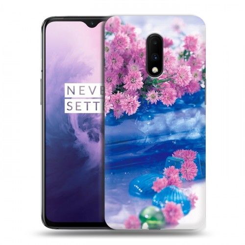 Дизайнерский пластиковый чехол для OnePlus 7 Хризантемы