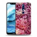 Дизайнерский силиконовый чехол для Nokia 5.1 Plus Хризантемы