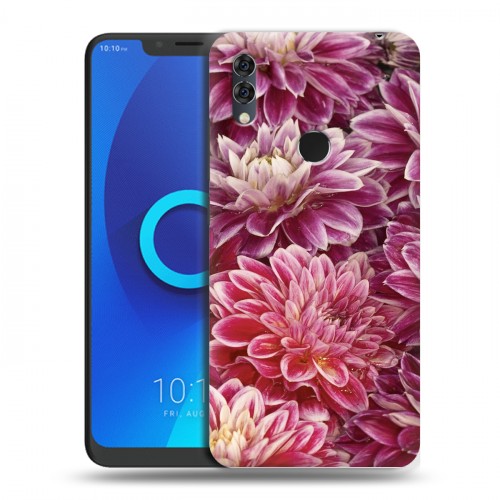 Дизайнерский силиконовый чехол для Alcatel 5V Хризантемы