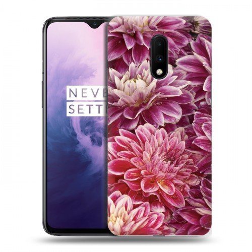 Дизайнерский пластиковый чехол для OnePlus 7 Хризантемы