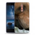 Дизайнерский пластиковый чехол для Nokia 8 Слоны