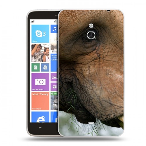 Дизайнерский пластиковый чехол для Nokia Lumia 1320 Слоны