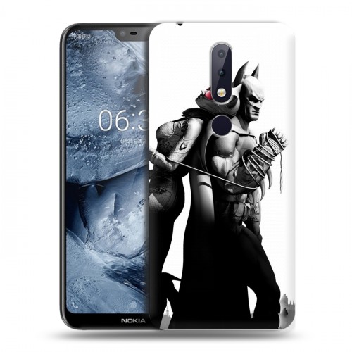 Дизайнерский пластиковый чехол для Nokia 6.1 Plus Бетмэн