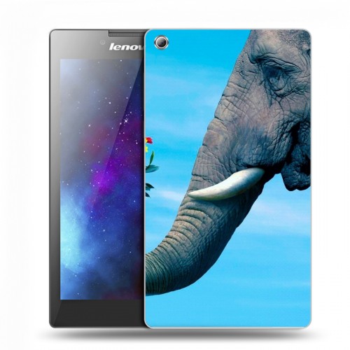 Дизайнерский силиконовый чехол для Lenovo Tab 3 7 Слоны