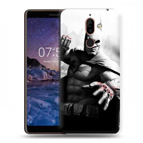 Дизайнерский пластиковый чехол для Nokia 7 Plus Бетмэн