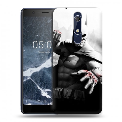 Дизайнерский пластиковый чехол для Nokia 5.1 Бетмэн