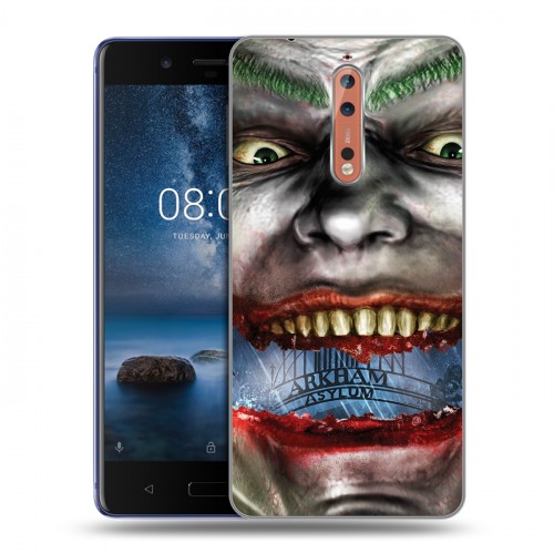 Дизайнерский пластиковый чехол для Nokia 8 Бетмэн