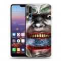 Дизайнерский силиконовый с усиленными углами чехол для Huawei P20 Pro Бетмэн