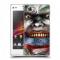 Дизайнерский пластиковый чехол для Sony Xperia L Бетмэн