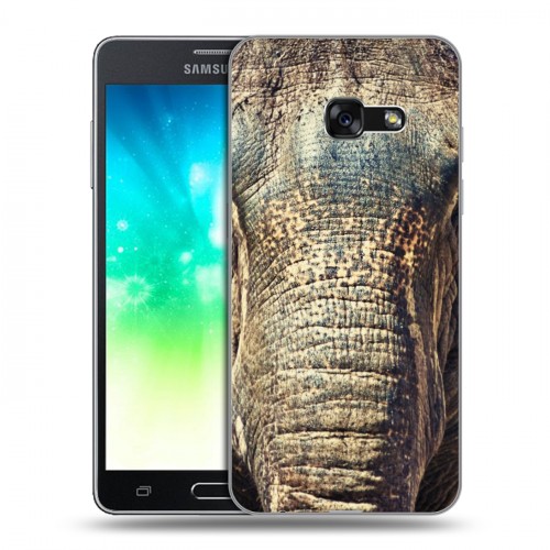 Дизайнерский силиконовый с усиленными углами чехол для Samsung Galaxy A3 (2017) Слоны