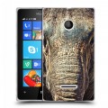 Дизайнерский пластиковый чехол для Microsoft Lumia 435 Слоны