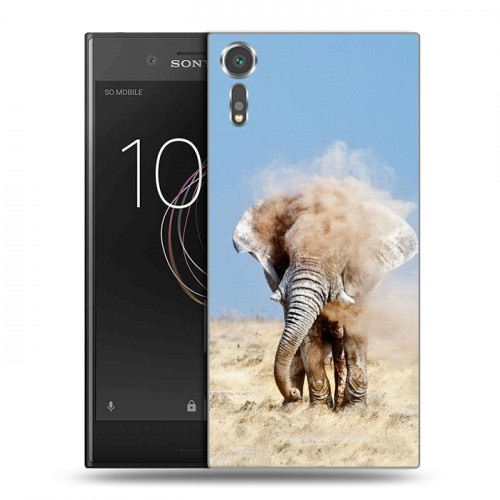 Дизайнерский пластиковый чехол для Sony Xperia XZs Слоны