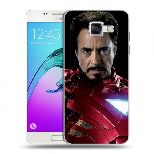 Дизайнерский силиконовый чехол для Samsung Galaxy A5 (2016) Железный человек