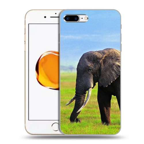 Дизайнерский силиконовый чехол для Iphone 7 Plus / 8 Plus Слоны