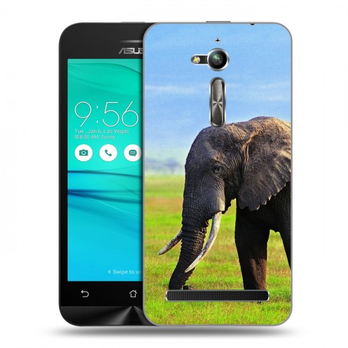 Дизайнерский пластиковый чехол для ASUS ZenFone Go ZB500KL Слоны