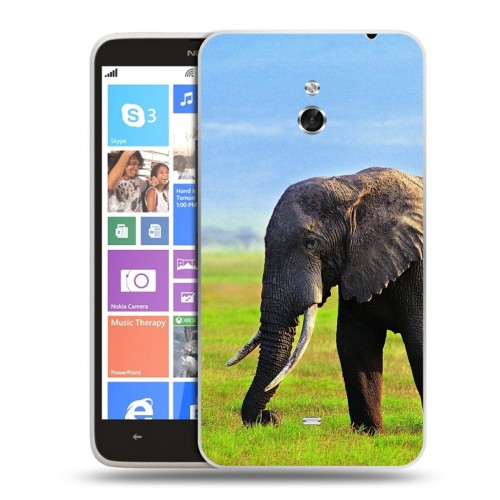 Дизайнерский пластиковый чехол для Nokia Lumia 1320 Слоны