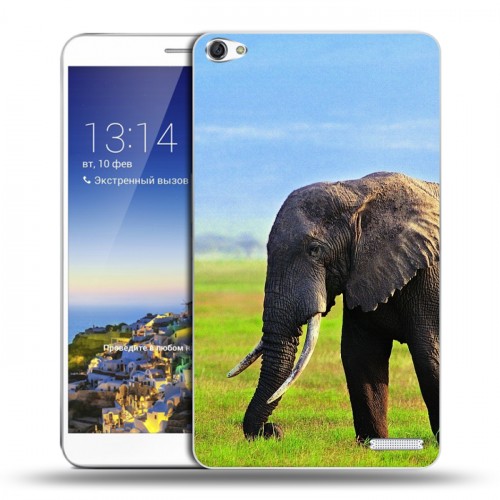 Дизайнерский пластиковый чехол для Huawei MediaPad X1 7.0 Слоны