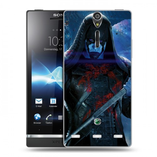 Дизайнерский пластиковый чехол для Sony Xperia S Стражи галактики