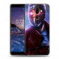 Дизайнерский пластиковый чехол для Nokia 7 Plus Стражи галактики