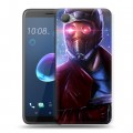 Дизайнерский пластиковый чехол для HTC Desire 12 Стражи галактики