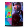 Дизайнерский пластиковый чехол для Samsung Galaxy M20 Стражи галактики