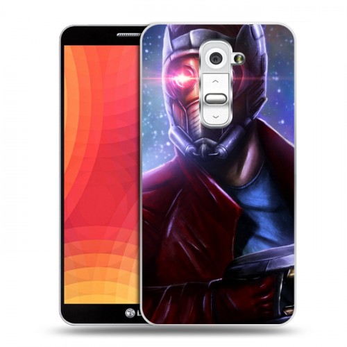 Дизайнерский силиконовый чехол для LG Optimus G2 Стражи галактики