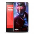 Дизайнерский силиконовый чехол для Xiaomi RedMi Note Стражи галактики