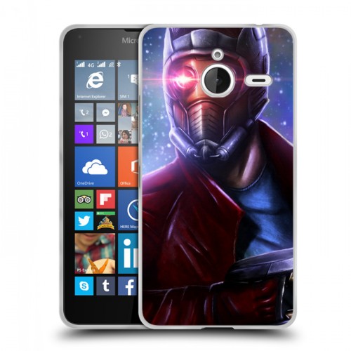 Дизайнерский пластиковый чехол для Microsoft Lumia 640 XL Стражи галактики