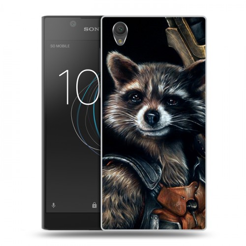 Дизайнерский пластиковый чехол для Sony Xperia L1 Стражи галактики