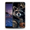 Дизайнерский пластиковый чехол для Nokia 7 Plus Стражи галактики