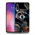 Дизайнерский силиконовый с усиленными углами чехол для Xiaomi Mi9 Стражи галактики