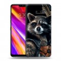 Дизайнерский пластиковый чехол для LG G8 ThinQ Стражи галактики