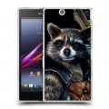 Дизайнерский пластиковый чехол для Sony Xperia Z Ultra  Стражи галактики